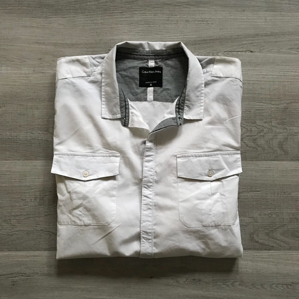 Calvin Klein White Dress Shirt